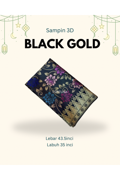 Sampin 3D adult (black-gold)